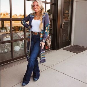 NWOT Starched Jennifer dark wash Kimes jeans